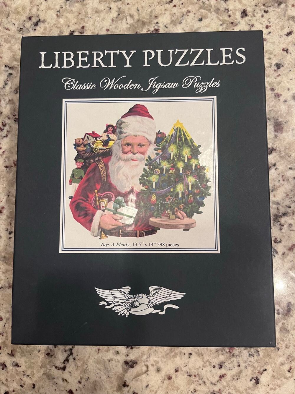 Liberty Wooden Puzzles Toys A Plenty 298 Pieces Complete Heirloom Santa Xmas